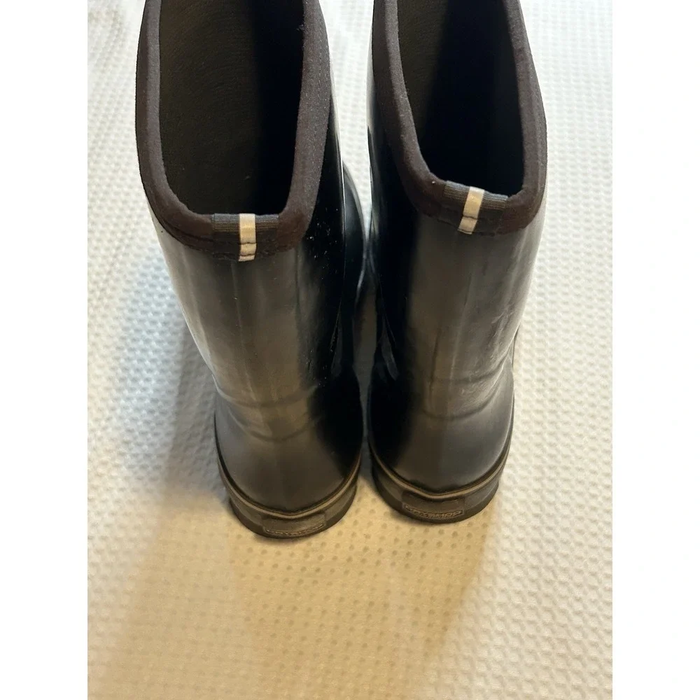 DRYSHOD Mudslinger Boots Men's Size 12 / 12.5 Black Waterproof Steel Shank